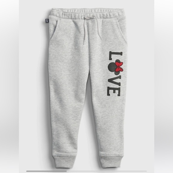 Disney Other - Baby gap X Minnie, mouse fleece sweatpants